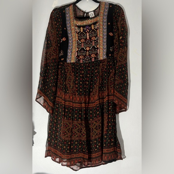 Anthropologie boho midi dress - Picture 3 of 8